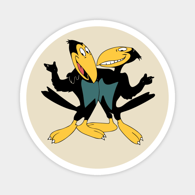 Heckle and Jeckle Magnet by kareemik